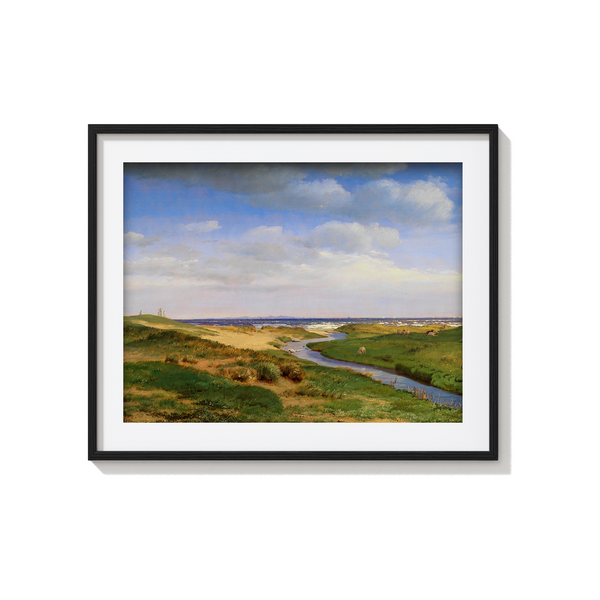 View of the North Coast of Zealand at Dronningmølle by P. C. Skovgaard Landscape Art