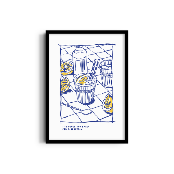It's Never too Early for a Cocktail Cravings Wall Art