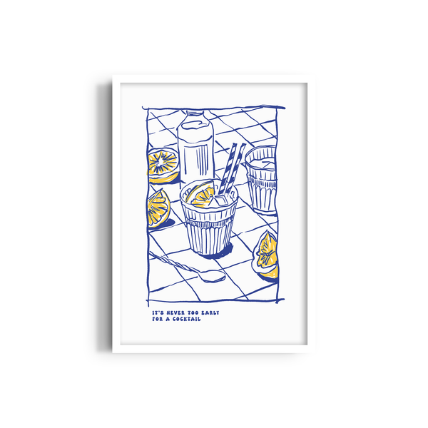 It's Never too Early for a Cocktail Cravings Wall Art