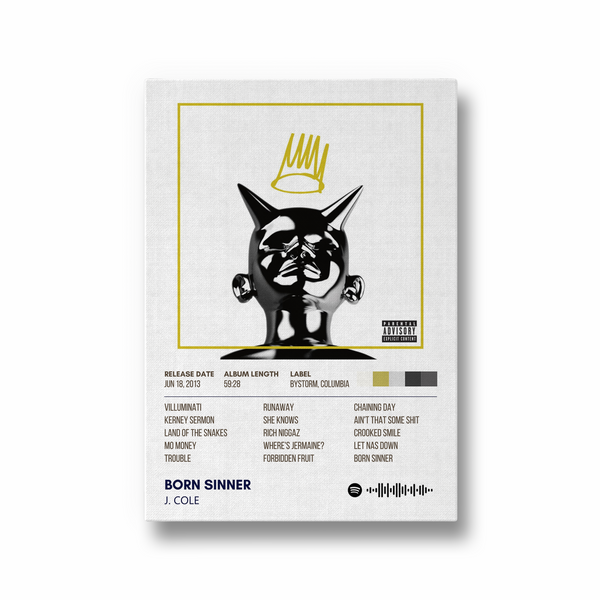 Born Sinner by J. Cole Album Poster