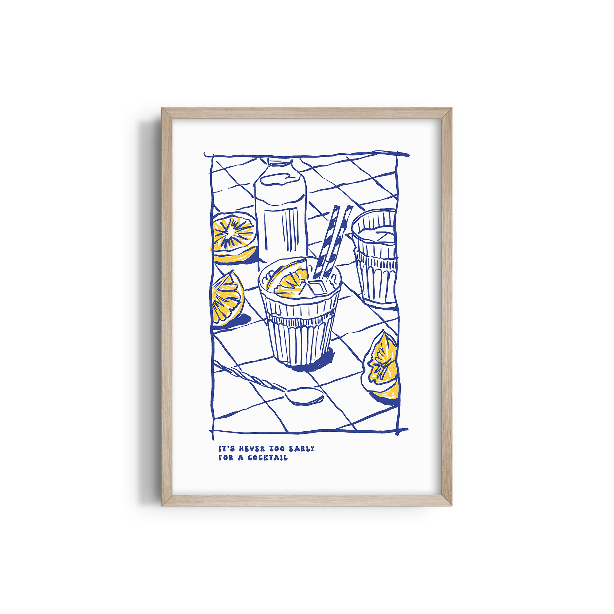 It's Never too Early for a Cocktail Cravings Wall Art