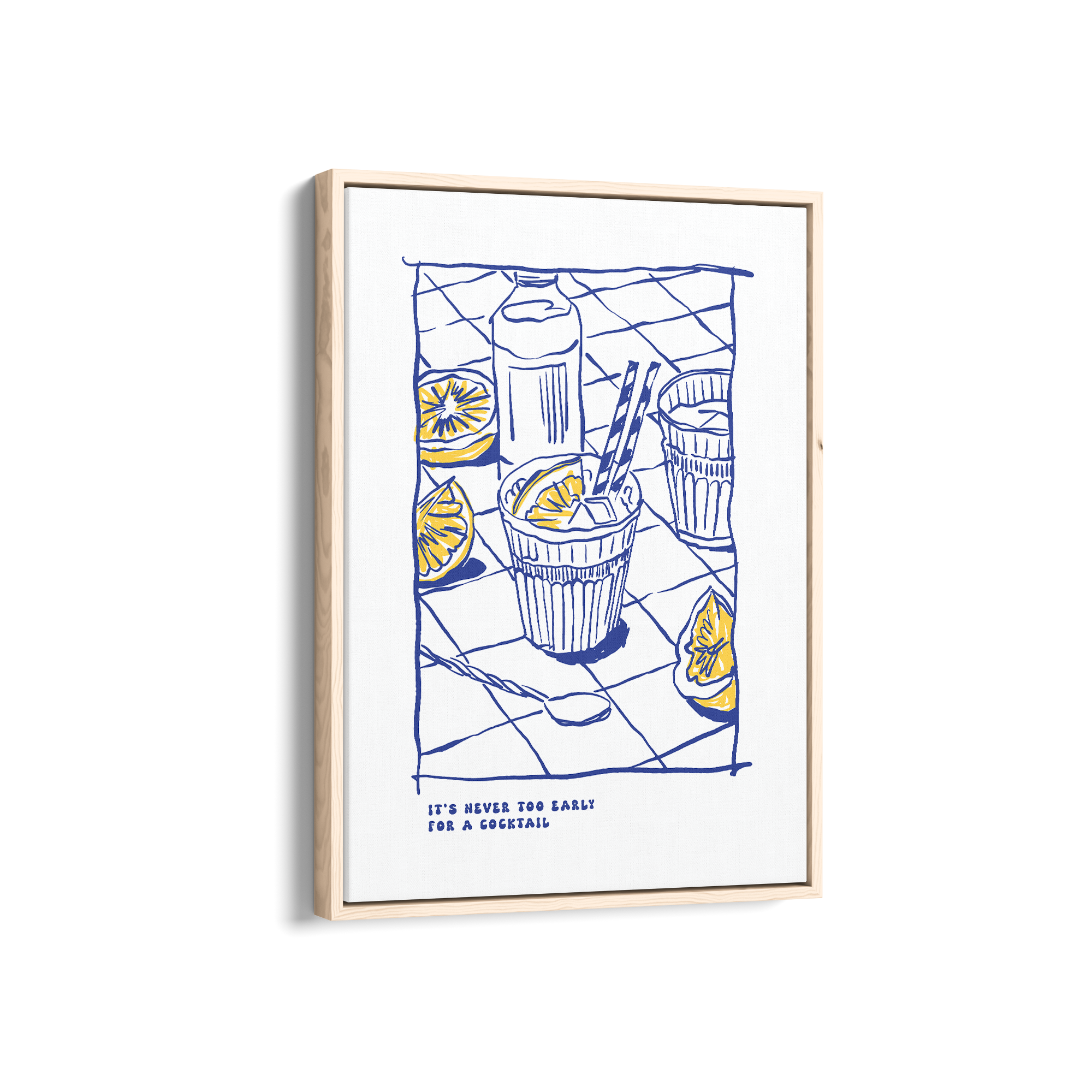 It's Never too Early for a Cocktail Cravings Wall Art