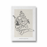 Peace in Plants Line Wall Art