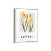 Daffodil Botanical Modern Wall Art