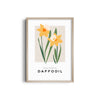 Daffodil Botanical Modern Wall Art
