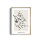 Peace in Plants Line Wall Art