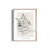 Peace in Plants Line Wall Art
