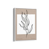 White Leaves Boho Modern Wall Art