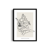 Peace in Plants Line Wall Art