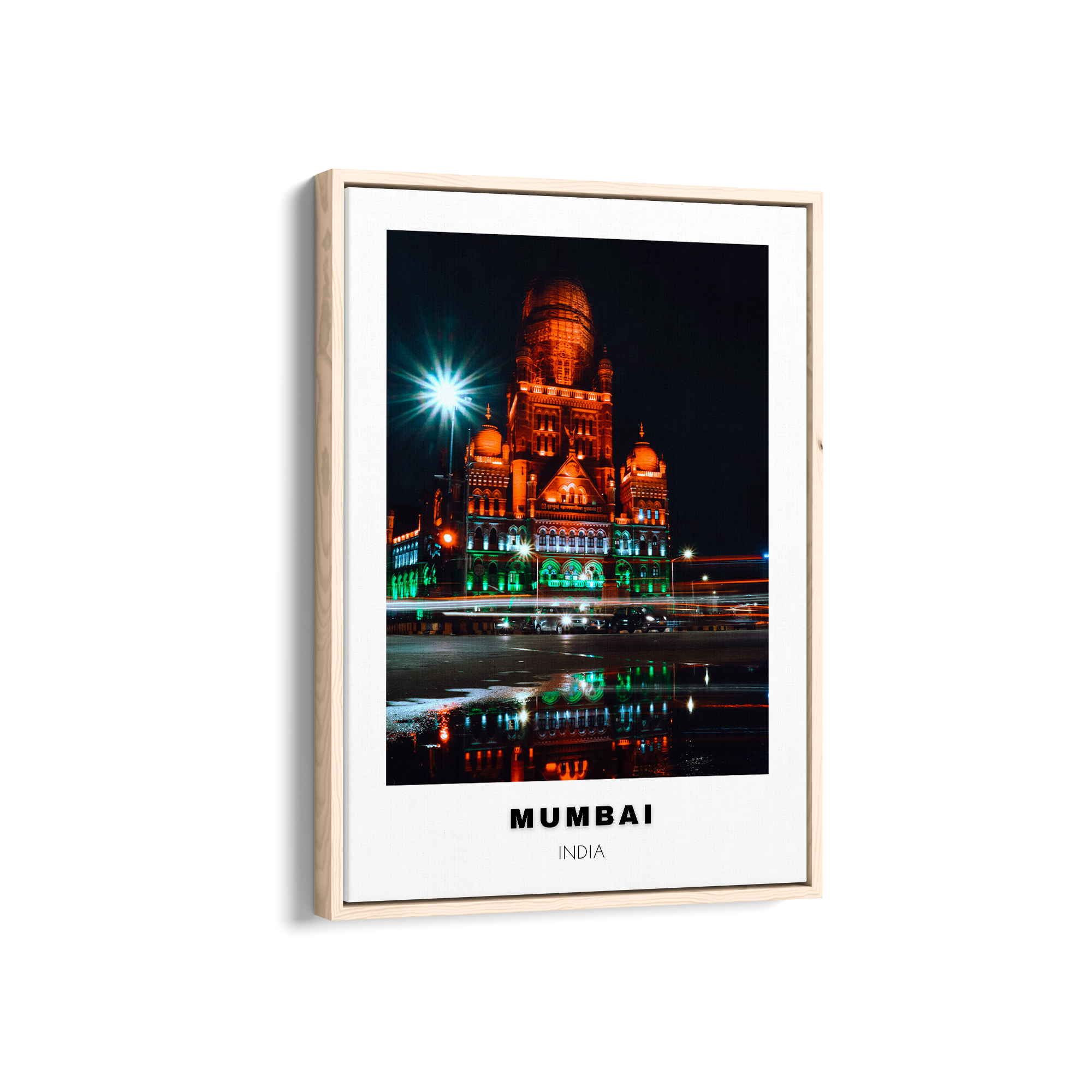 Mumbai Colored City Art