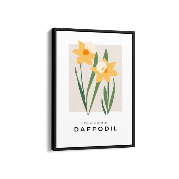Daffodil Botanical Modern Wall Art
