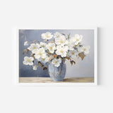 Ivory and Indigo Wall Art