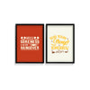 Muscle soreness and sore today stronger tomorrow Set of 2 Gym Posters