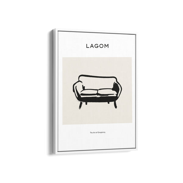 Simple Sofa Boho Modern Wall Art