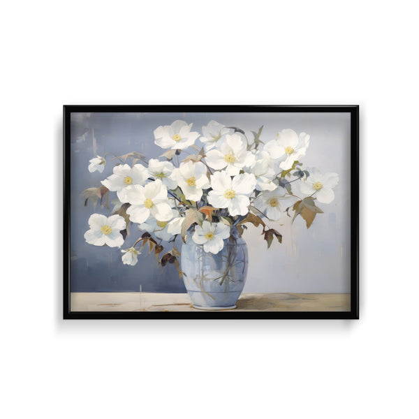 Ivory and Indigo Wall Art