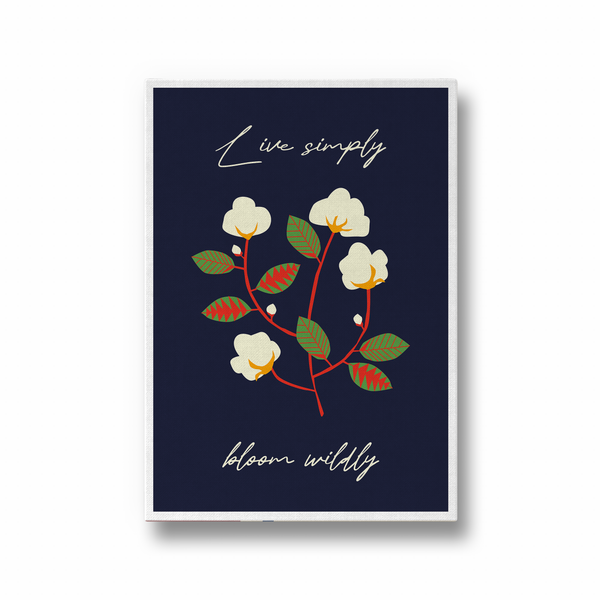 Live Simply Bloom Wildly Artistic Wall Art