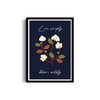 Live Simply Bloom Wildly Artistic Wall Art