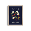Live Simply Bloom Wildly Artistic Wall Art