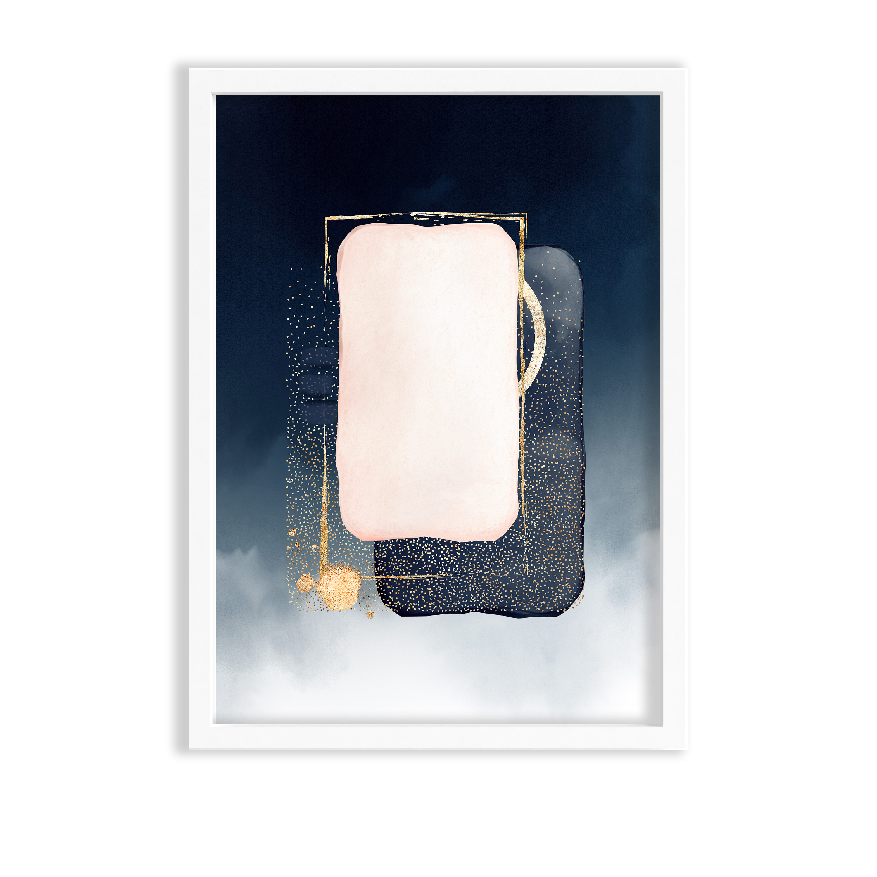 Celestial Drift Abstract Modern Wall Art