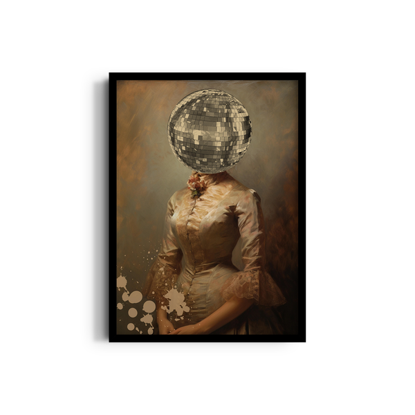 Glitterball Gaze Pop Wall Art