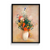 Vase of Flowers (Pink Background) (1906) by Odilon Redon Botanical Wall Art