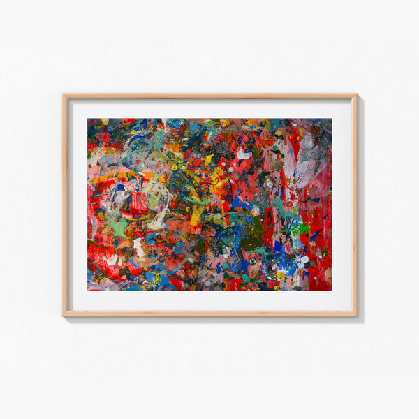 Whispering Colors Abstract Modern Wall Art