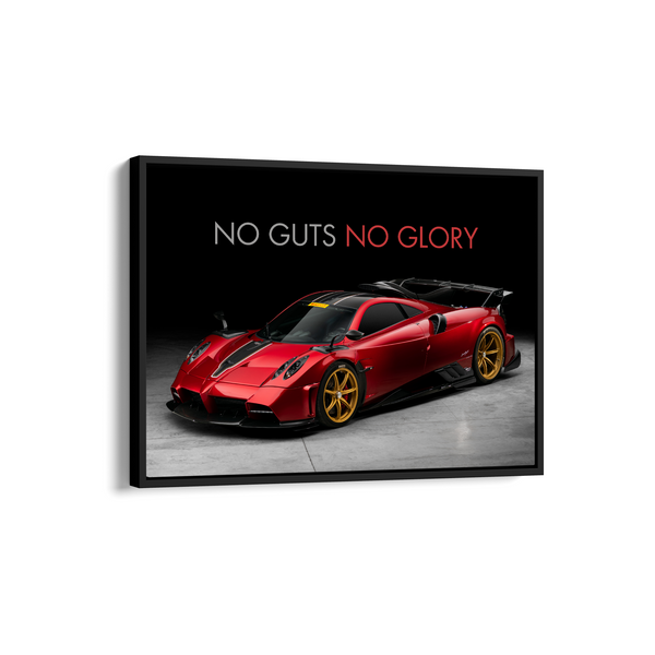 No guts no glory - Pagani Imola Wall Poster