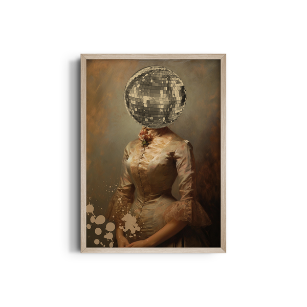 Glitterball Gaze Pop Wall Art