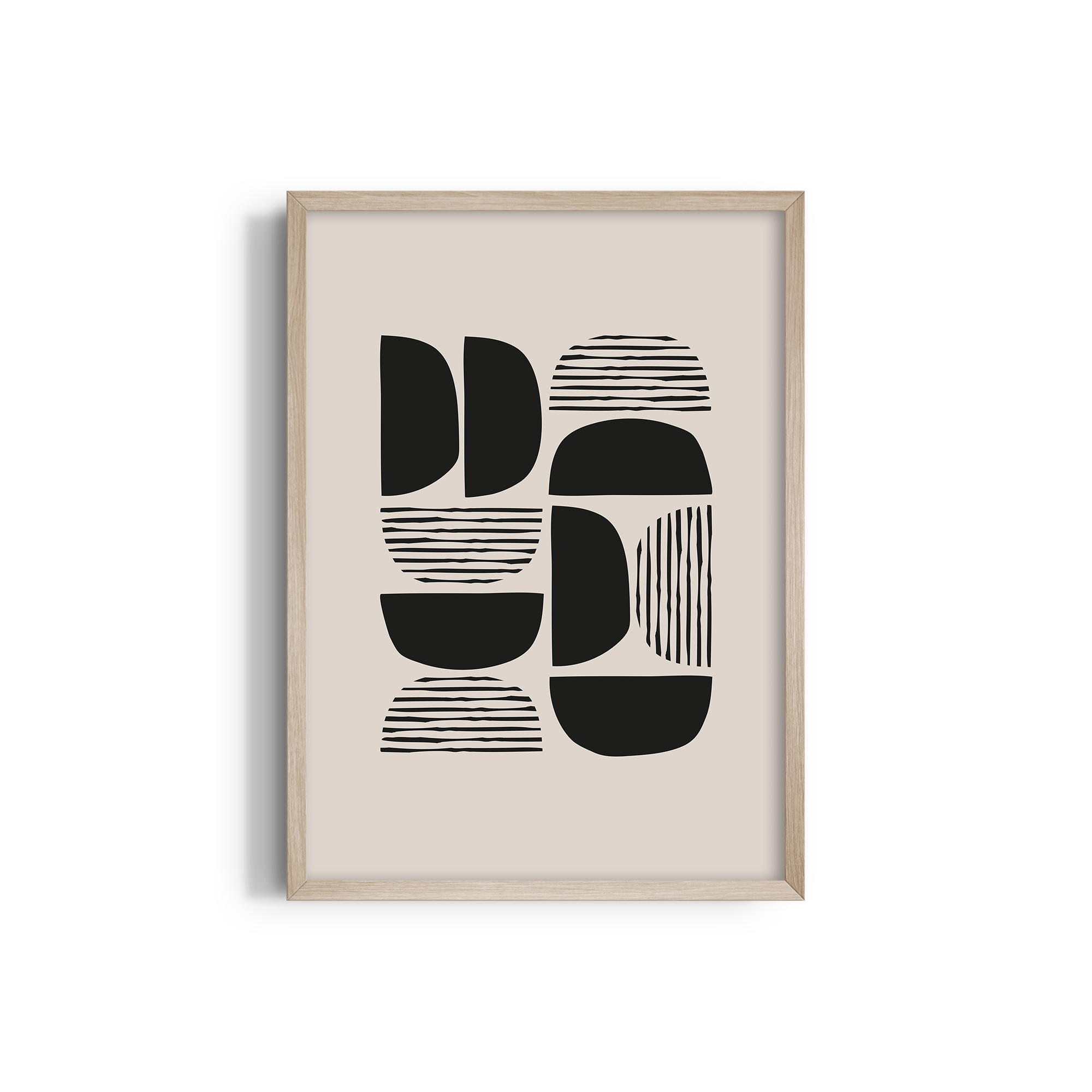 Geometric Balance Simplicity Wall Art