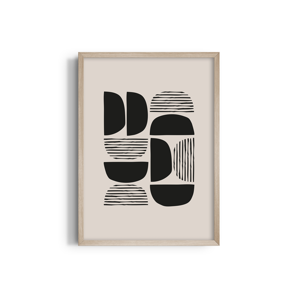 Geometric Balance Simplicity Wall Art