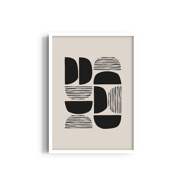 Geometric Balance Simplicity Wall Art