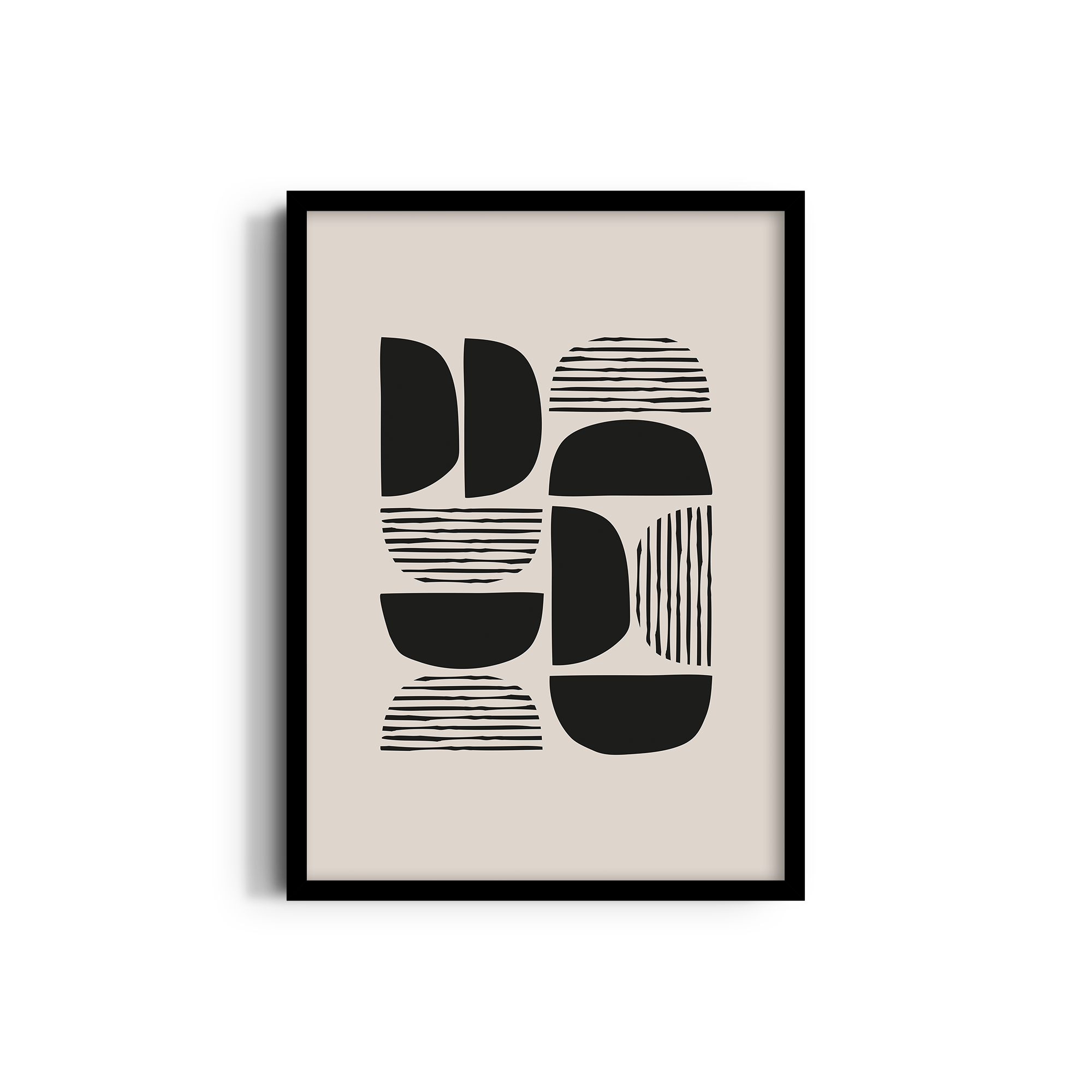 Geometric Balance Simplicity Wall Art