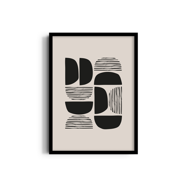 Geometric Balance Simplicity Wall Art