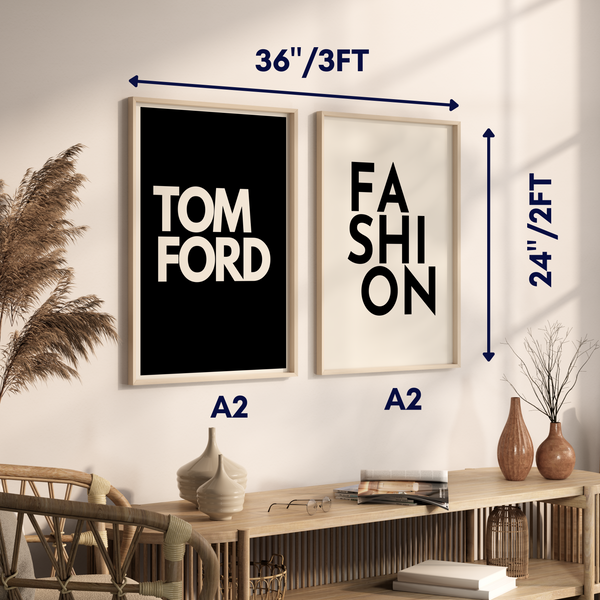 Set of 2 Fashion Wall Art