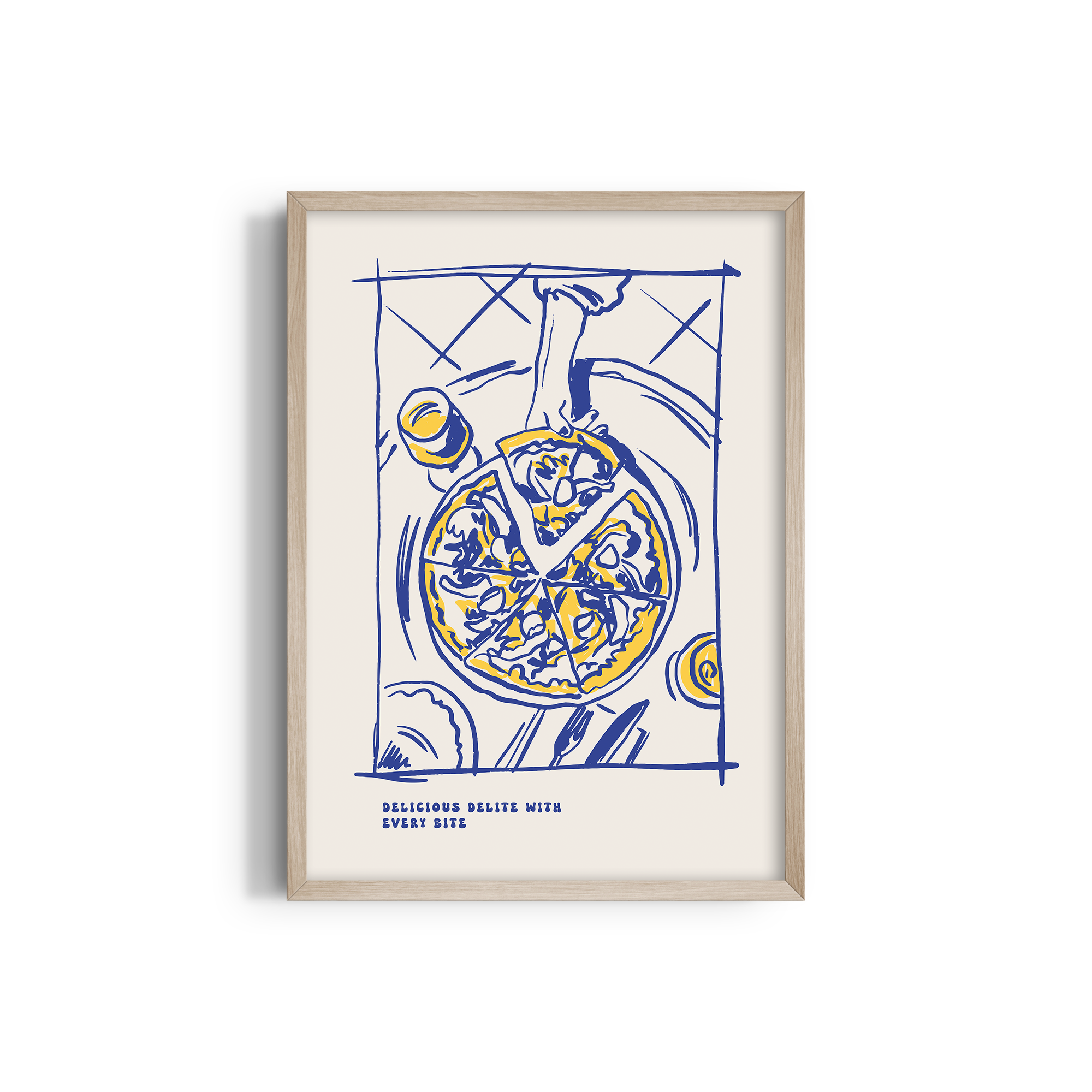 Delicious Delite with Every Bite Cravings Wall Art