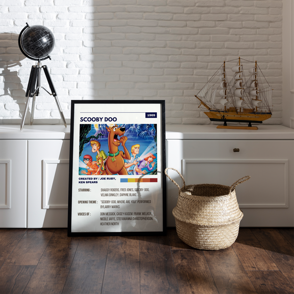 Scooby Doo Retro Wall Art