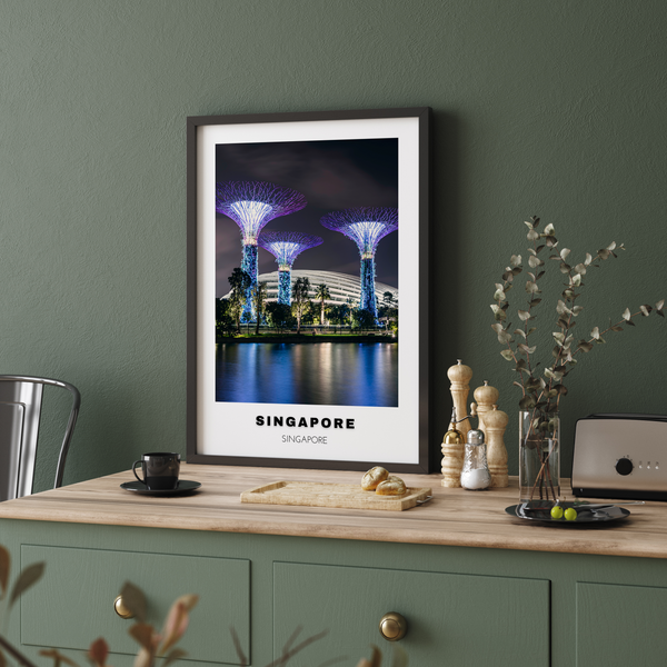 Singapore Colored City Art