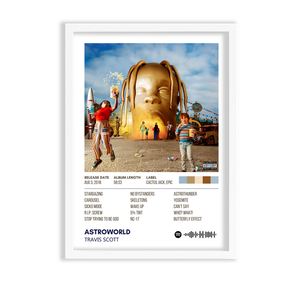 Astroworld by Travis Scott Album Poster