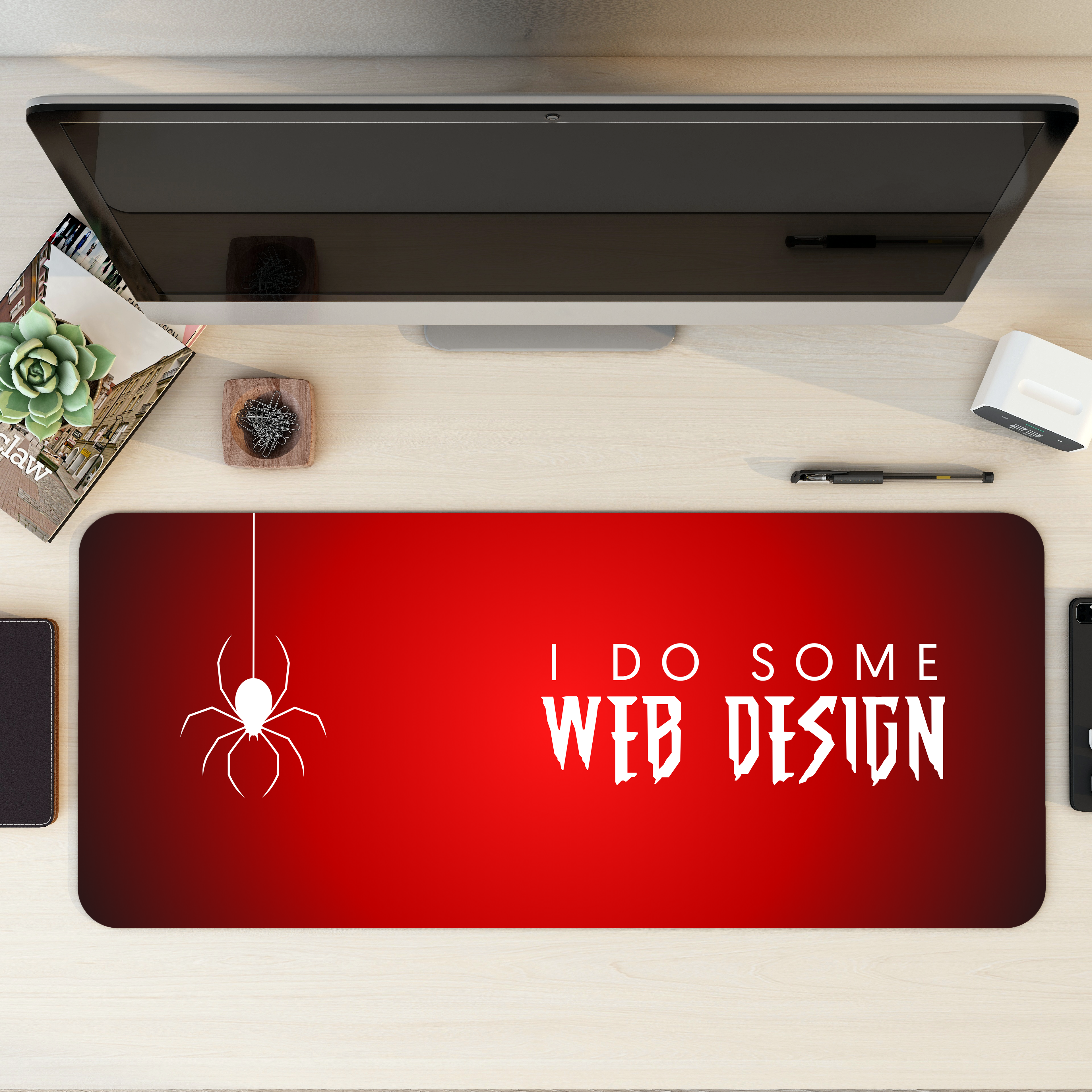 I do some web design Desk Mat | Desk Pad | Mouse Pad
