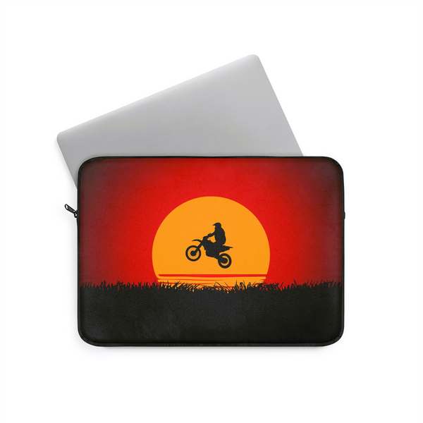 Bike in sunset Laptop Sleeve (Macbook, HP, Lenovo, Asus, Others) | Laptop Cover
