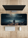 Feel the fear Space Astronaut Desk Mat | Desk Pad | Mouse Pad