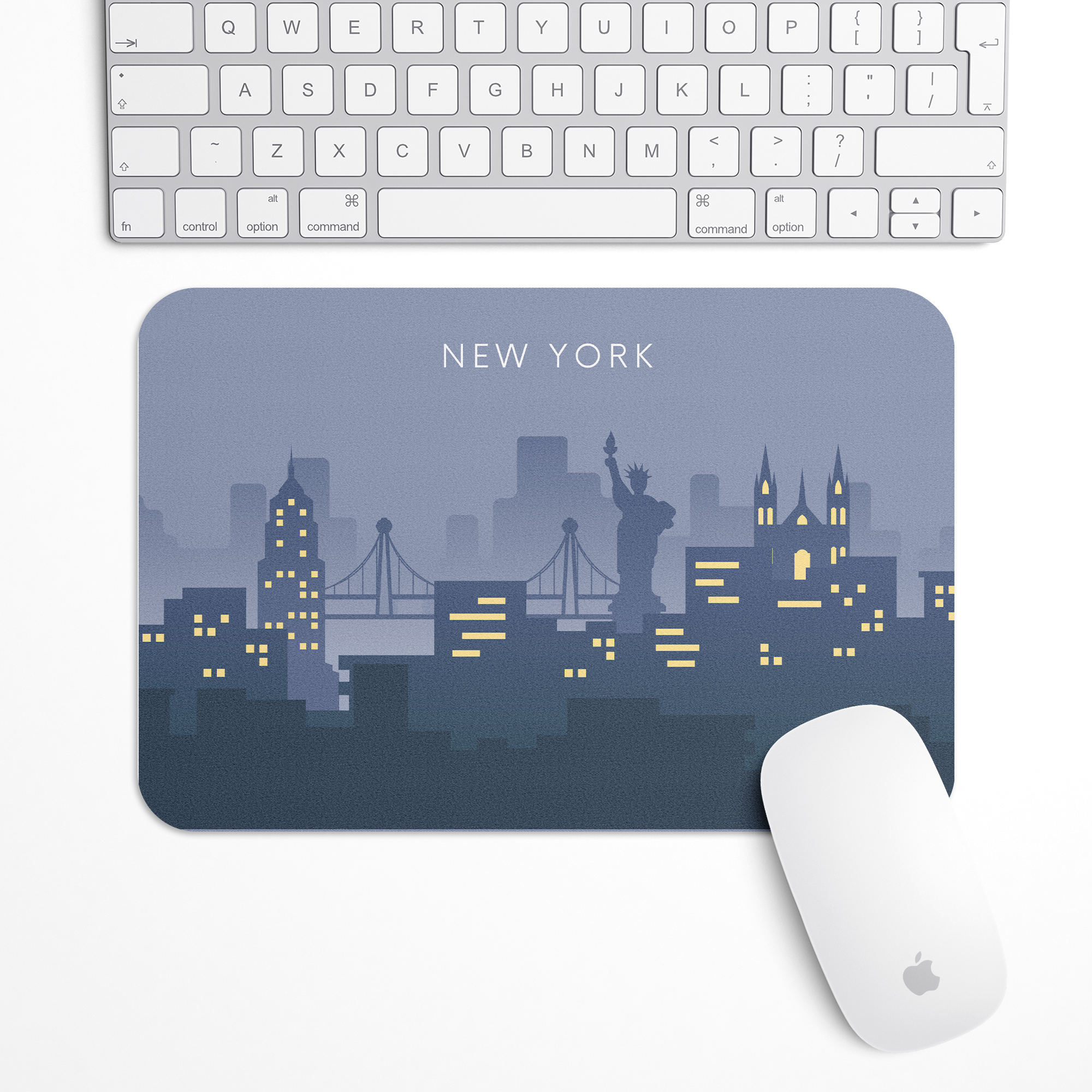New York Skyline Gaming Mouse Pad