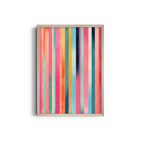 Prismatic Serenade Abstract Modern Wall Art