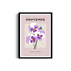 Purple Hue Botanical Modern Wall Art