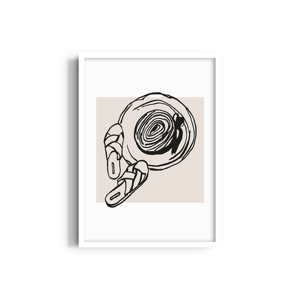 Footprints in the Sand Travel Wall Art