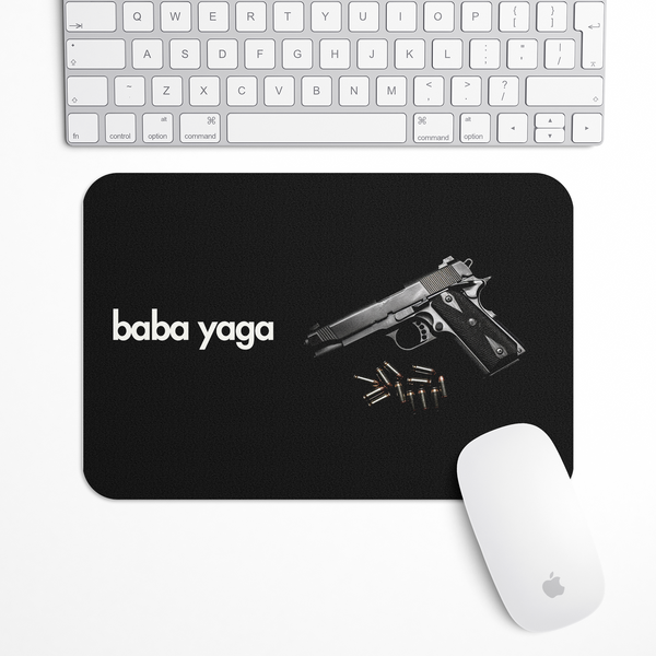 Baba Yaga Computer Gaming Mouse Pad