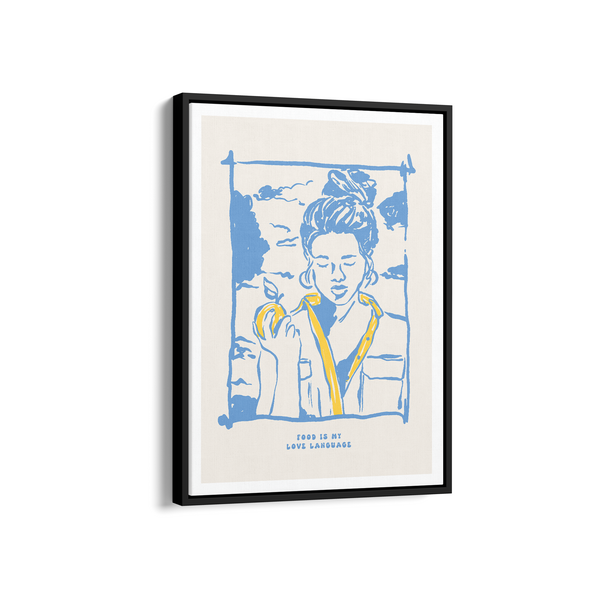 Food is my Love Language Cravings Wall Art