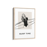 Surf Time Travel Wall Art