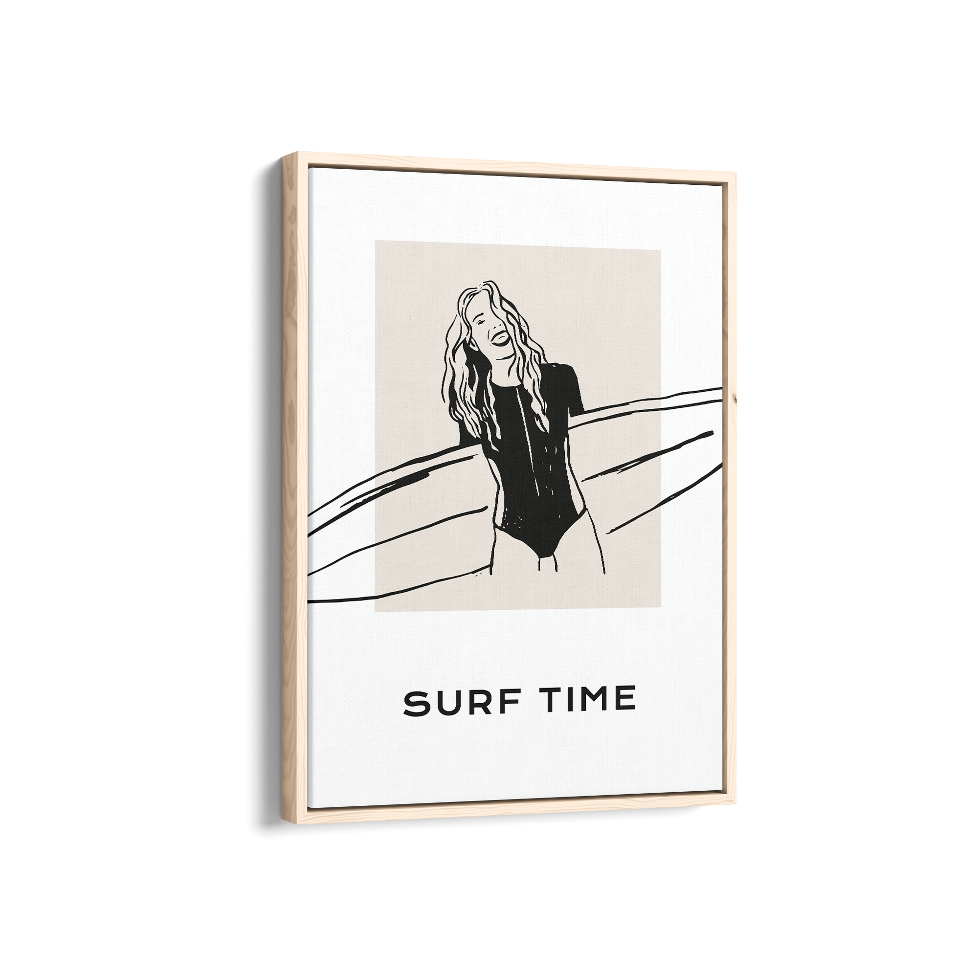 Surf Time Travel Wall Art