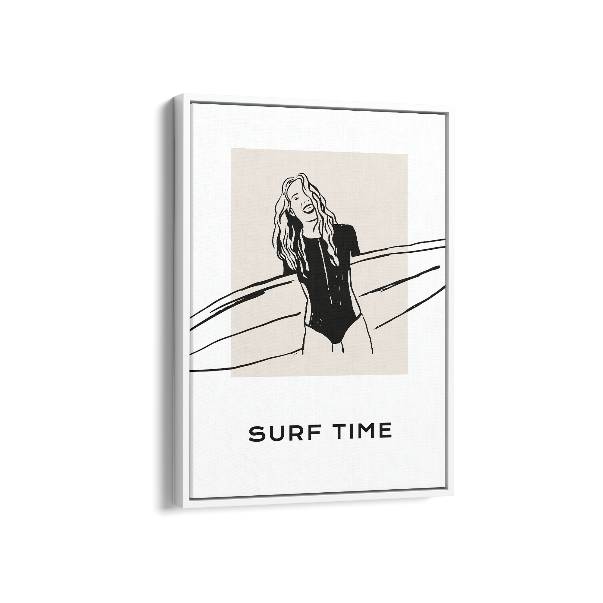 Surf Time Travel Wall Art